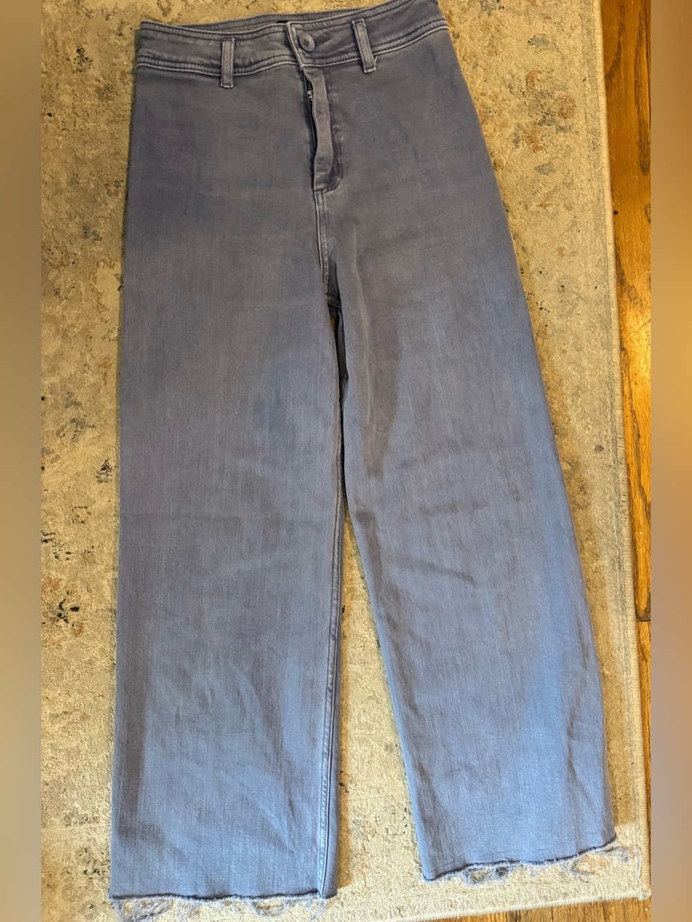 Women’s Wide Leg Jeans in Faded Blue